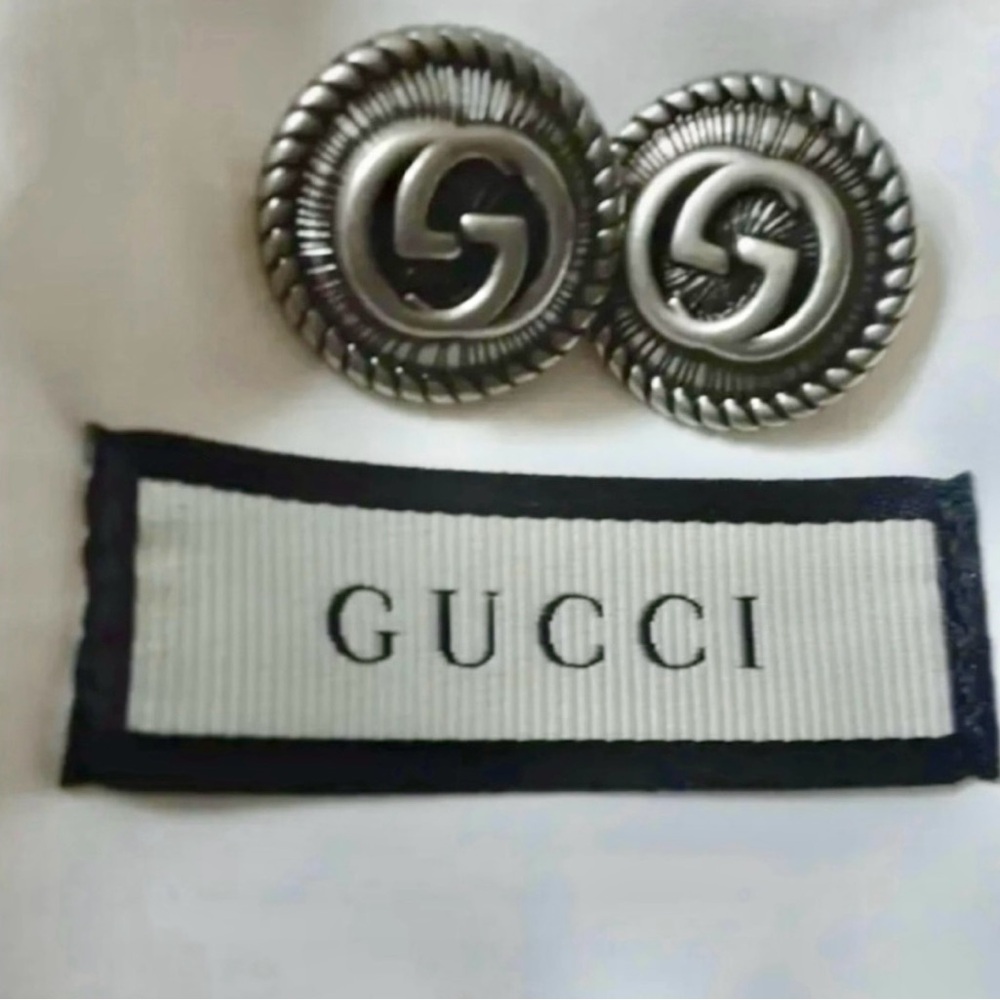 Gucci Silver buttons